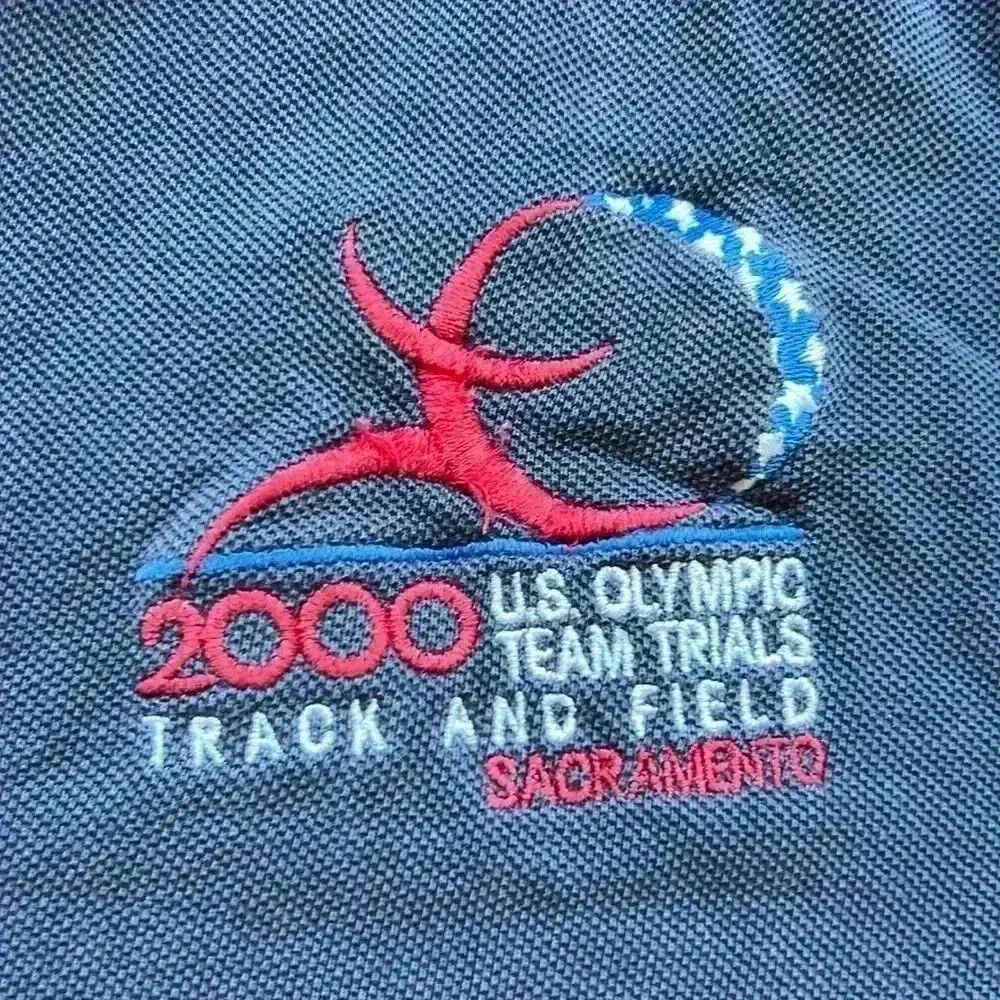 US Olympics Team Trials Track and Field Sacramento 2000 - Men’s Polo Size XL